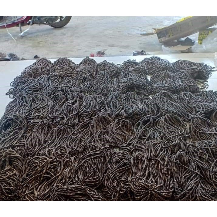 Dây thun chỉ, dây thun xỏ vòng, dây xâu vòng có Độ Co Giãn Cao - Duy Nhất màu NÂU