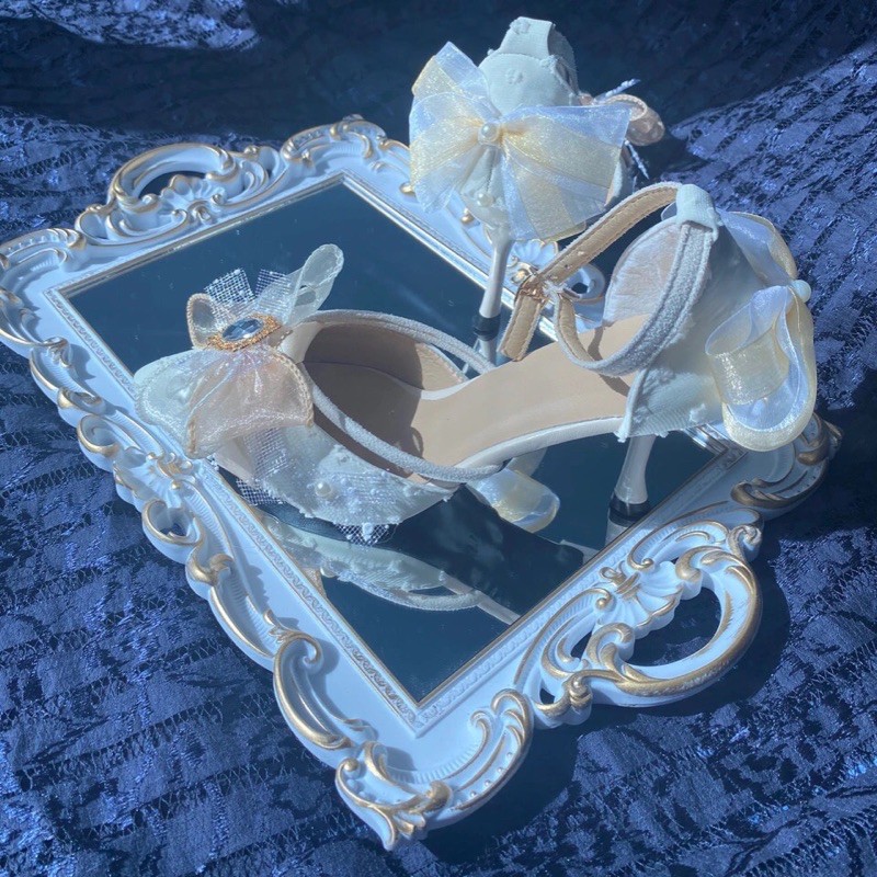 Giày thiết kế Lolita, giày cao gót tiểu thư