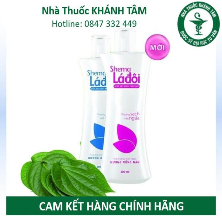 ! Dung dịch vệ sinh Shema Lá Đôi 100ml, 200ml [Shima, sema, shemar] ! !