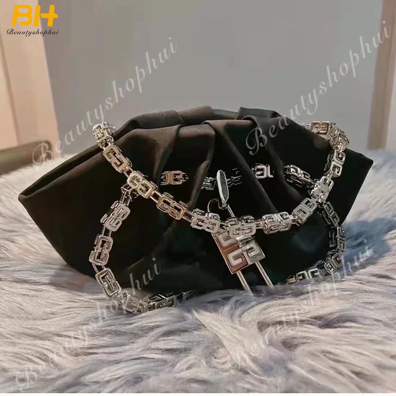 Túi Xách Dự Tiệc Phối Dây Xích Thiết Kế Mới 2022 Sang Trọng