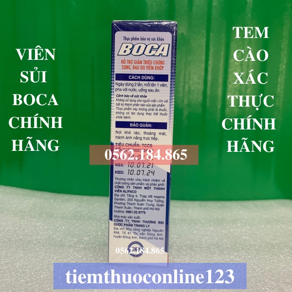 BOCA  Viên Sủi Xương Khớp BOCA Công Nghệ Mới Từ Đức Giúp Đẩy Lùi Các Vấn Đề Xương Khớp