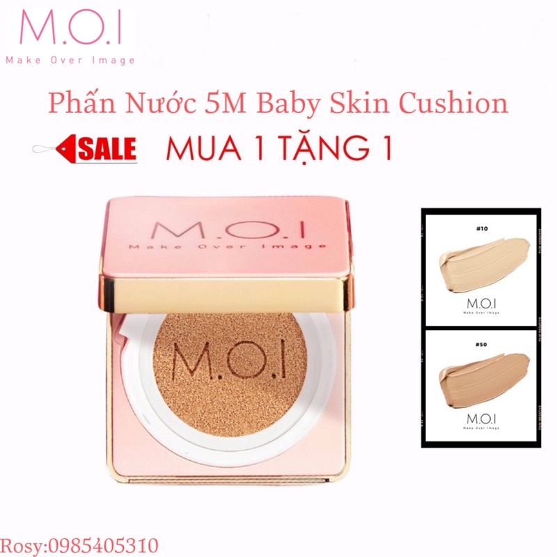 Phấn nước cao cấp siêu mịn 𝟱𝗠 𝗕𝗔𝗕𝗬 𝗦𝗞𝗜𝗡 𝗖𝗨𝗦𝗛𝗜𝗢𝗡 Hồ Ngọc Hà
