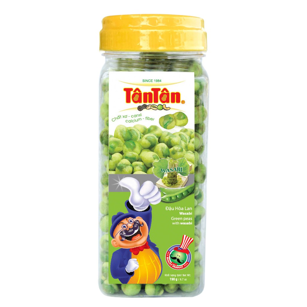 Đậu Hòa Lan Wasabi Tân Tân hủ 190g