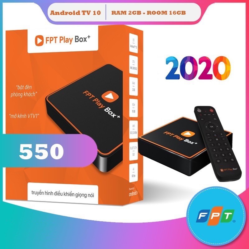 Tivi box FPT play box giọng nói thông minh biến tivi thường thành tivi thông minh
