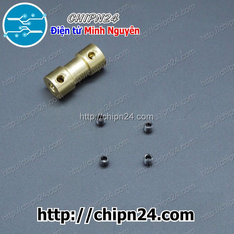 [1 CÁI] (KG1) Khớp Nối Trục Đồng Nhỏ (2mm/2.3mm/3mm/3.17mm/4mm/5mm/6mm) - [Chọn Loại]