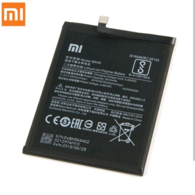 Pin xiaomi 6X BN36