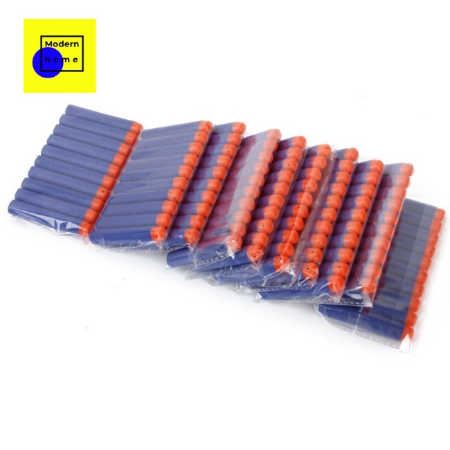 Home 10 Pcs/bag 7.2cm Hollow  Head  Soft  Darts  Toy For Nerf N-strike Elite Series Blasters