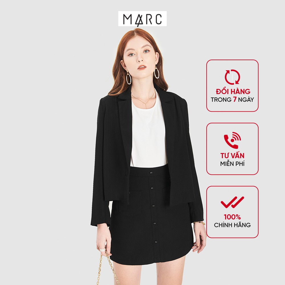 Váy nữ MARC FASHION mini túi trước nhấn hàng nút CBVN060321