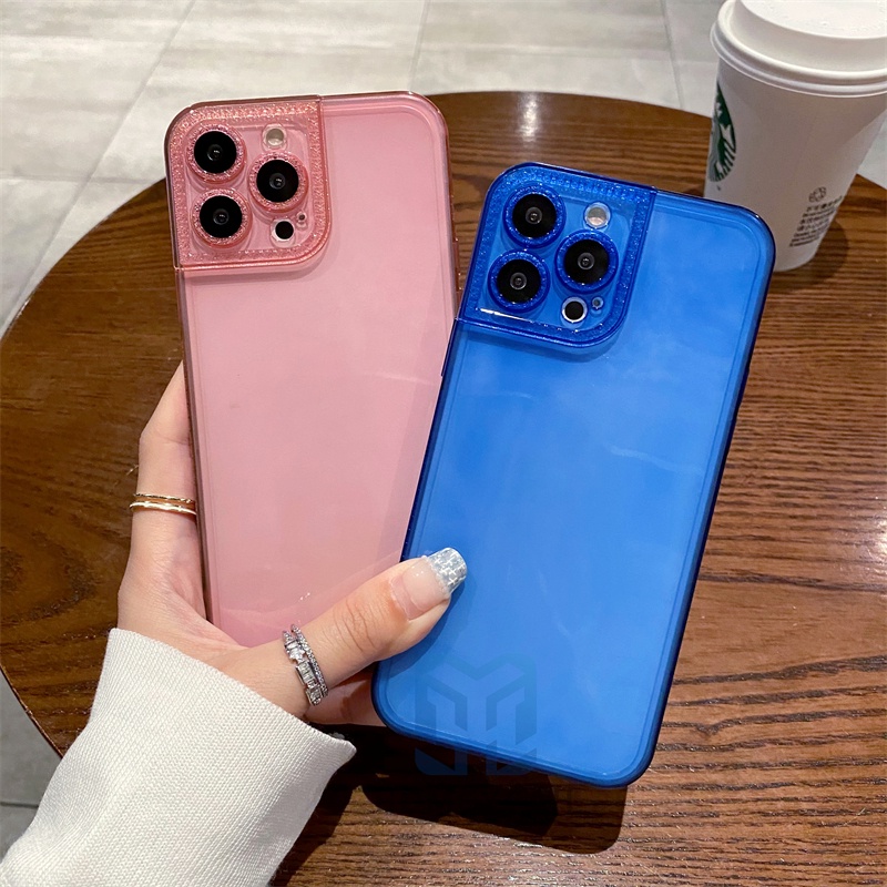 Ốp Điện Thoại Mềm Chống Sốc Màu Dạ Quang Cho iPhone 11 12 Pro max