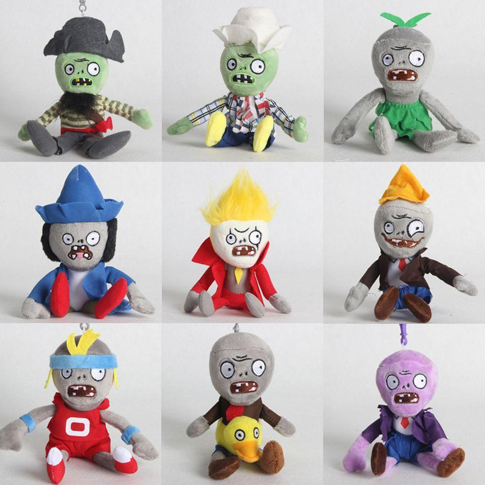 HARRIETT Búp Bê Nhồi Bông Đồ Chơi Hình Plants vs Zombies 10cm