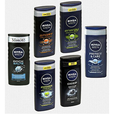 Nivea Men Đức - Sữa Tắm, Dầu Gội đầu cho Nam giới đủ mùi