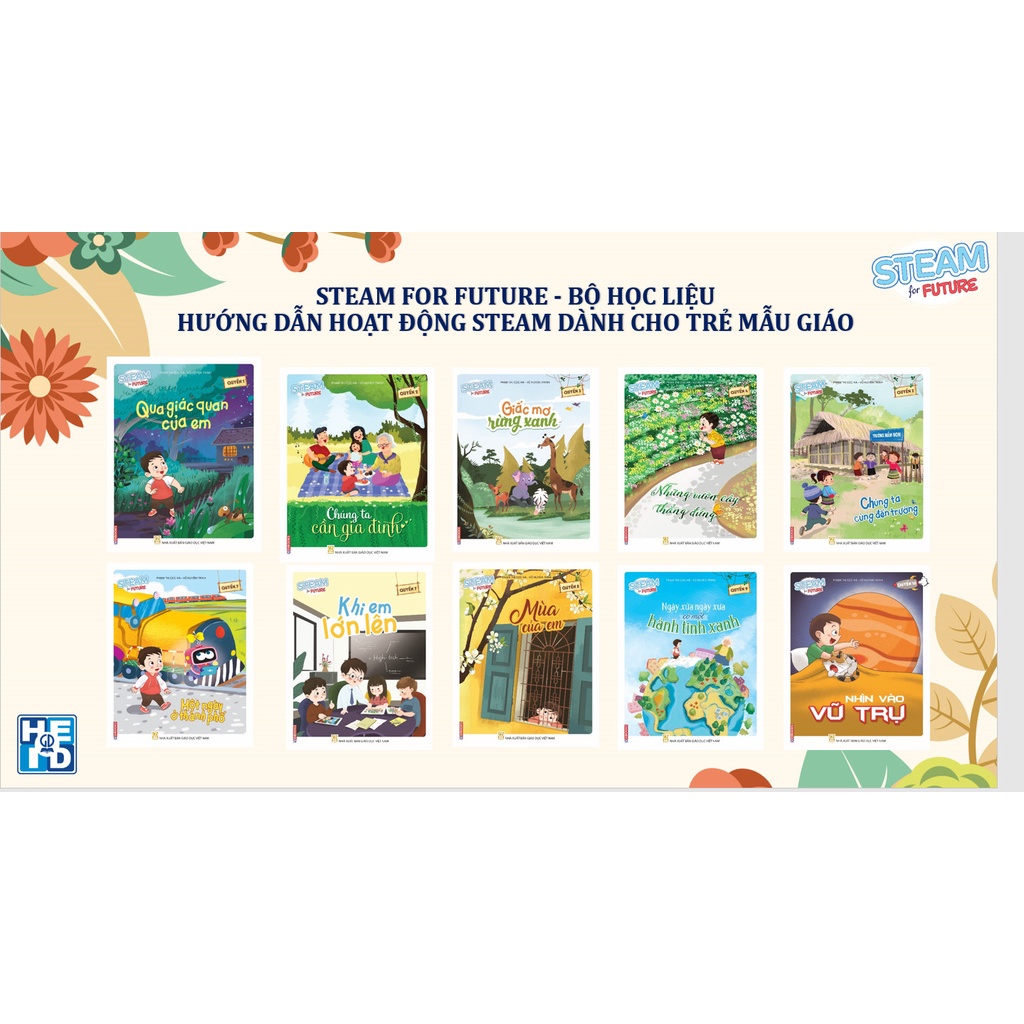 Sách - Trọn bộ Steam for Future 10 cuốn học sinh (ED)