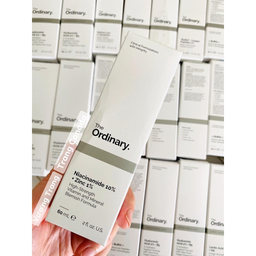 Serum Niacinamide 10%+ zinc 1%- hỗ trợ ngừa mụn.
