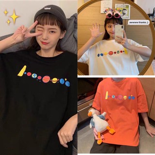 áo phông họa tiết size m,l oversize unisex tay lỡ form rộng nam nữ