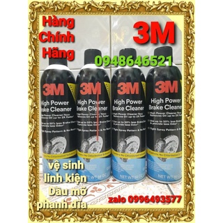 dung dịch "vệ sinh" tẩy rửa" "bố thắng" Đĩa phanh "3M" chính hãng