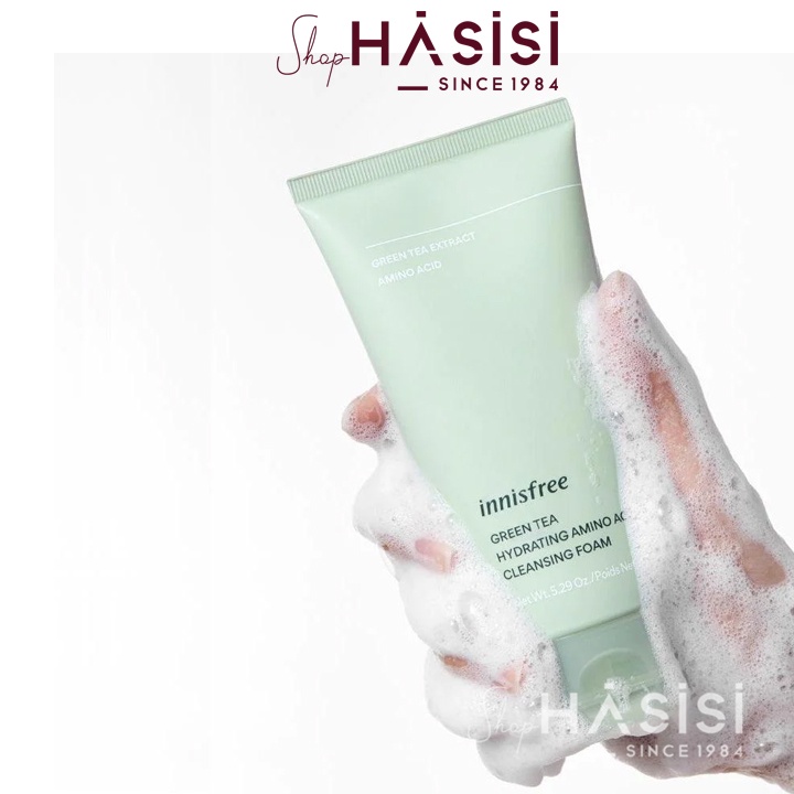 Sữa Rửa Mặt Trà Xanh INNISFREE - Green Tea Hydrating Amino Acid Cleansing Foam 150g