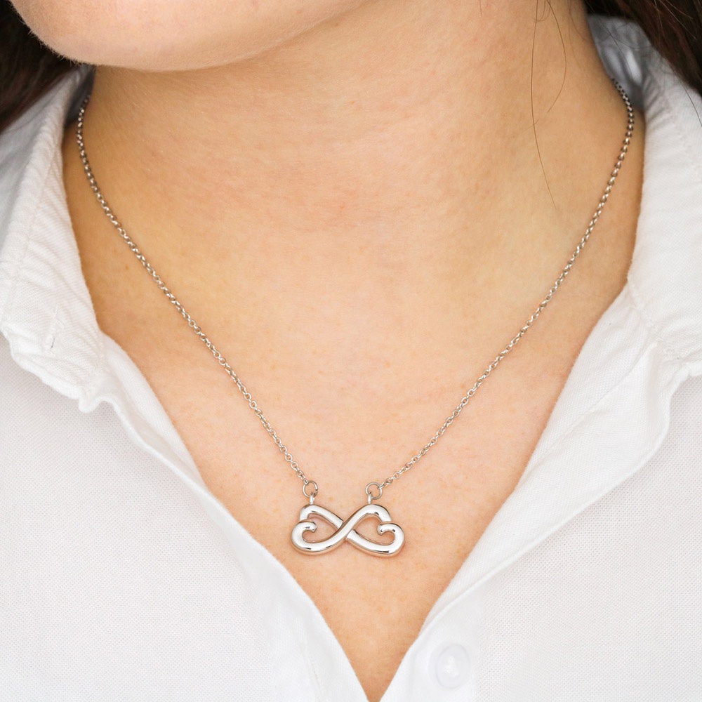 Dây Chuyền Nữ Bạc Ta CaoBac Silver Thiết Kế Hình Vô Cực Trơn Đáng Yêu