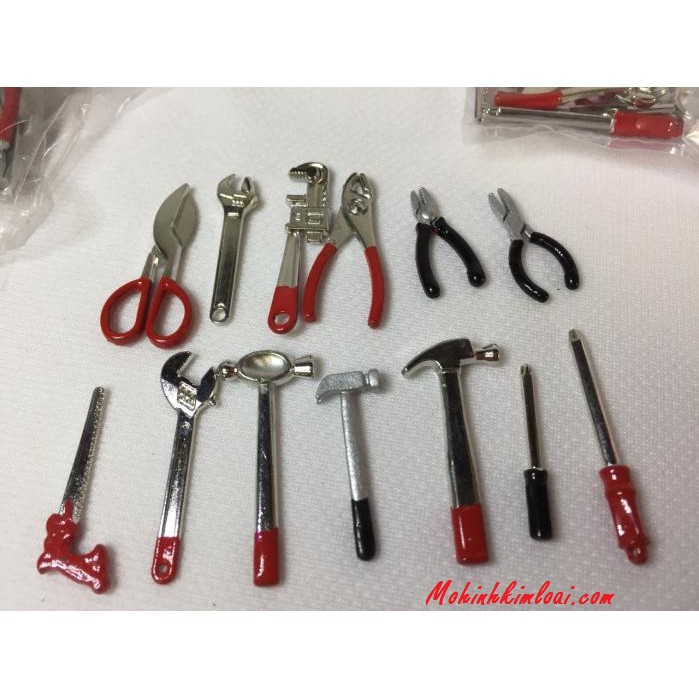 Mô hình Đồ nghề sửa xe phối cảnh Gara xe (F)