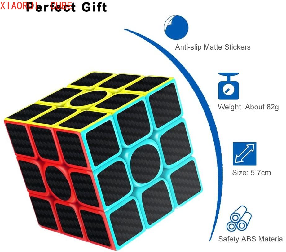 Khối rubik 3x3 3x3x3cm làm bằng sợi carbon độc đáo chất lượng cao