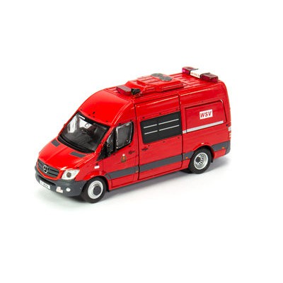 Tiny microshadow 81 # Xe Sửa chữa kỹ thuật tại Trạm Cứu Hỏa Sprinter Mercedes 1/76