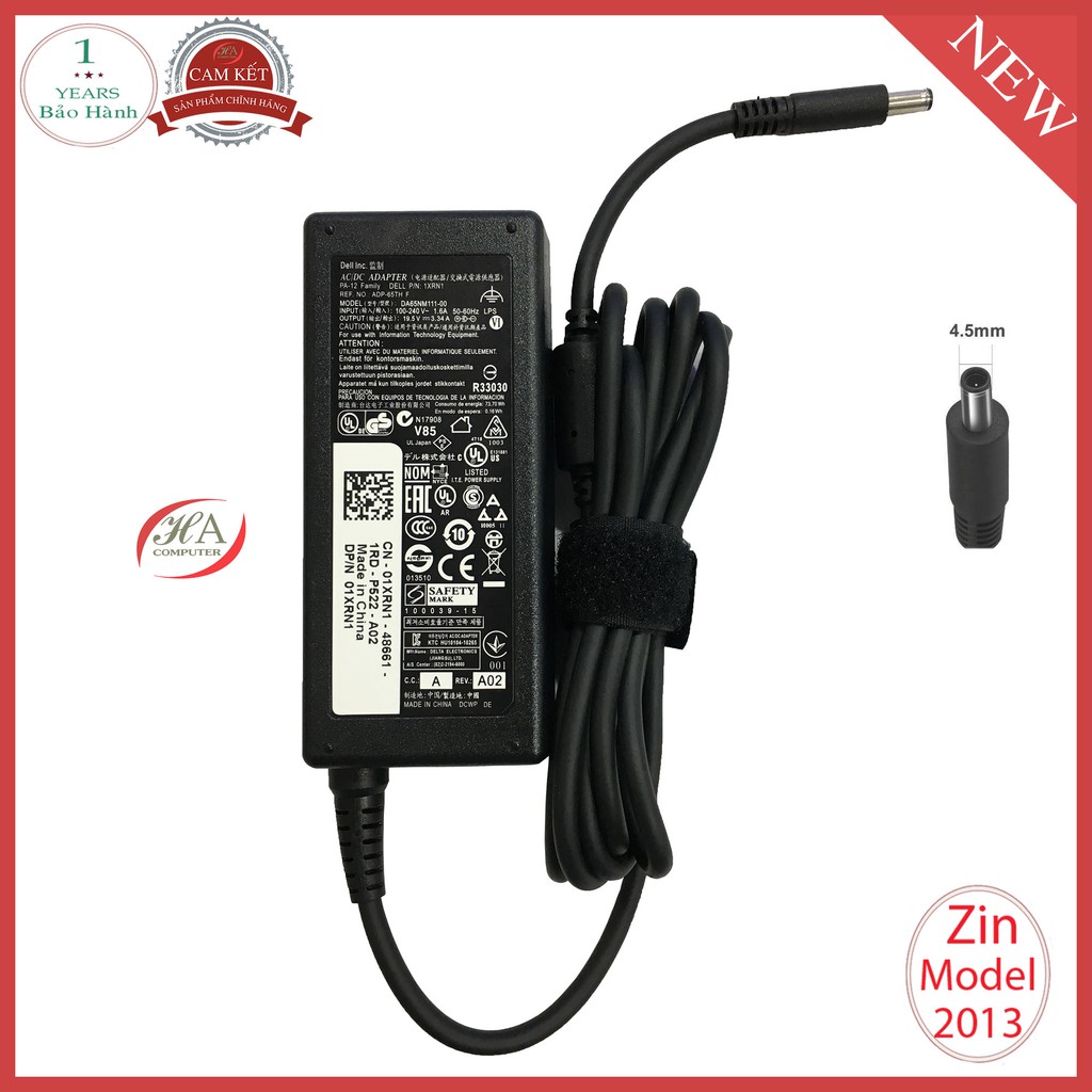 Sạc dell Inspiron 5758 5759 5770 5775 7359 7405 7472 7570 7580 3379 Card Rời