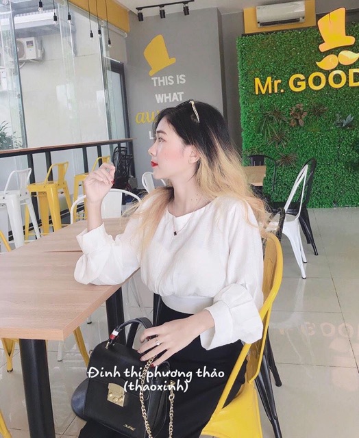 Sét quần rộng + áo nơ SHU1 | BigBuy360 - bigbuy360.vn