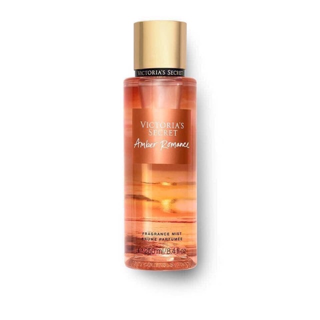 XỊT THƠM TOÀN THÂN VICTORIA’S SECRECT FRAGRANCE MIST AMBER ROMAMCE