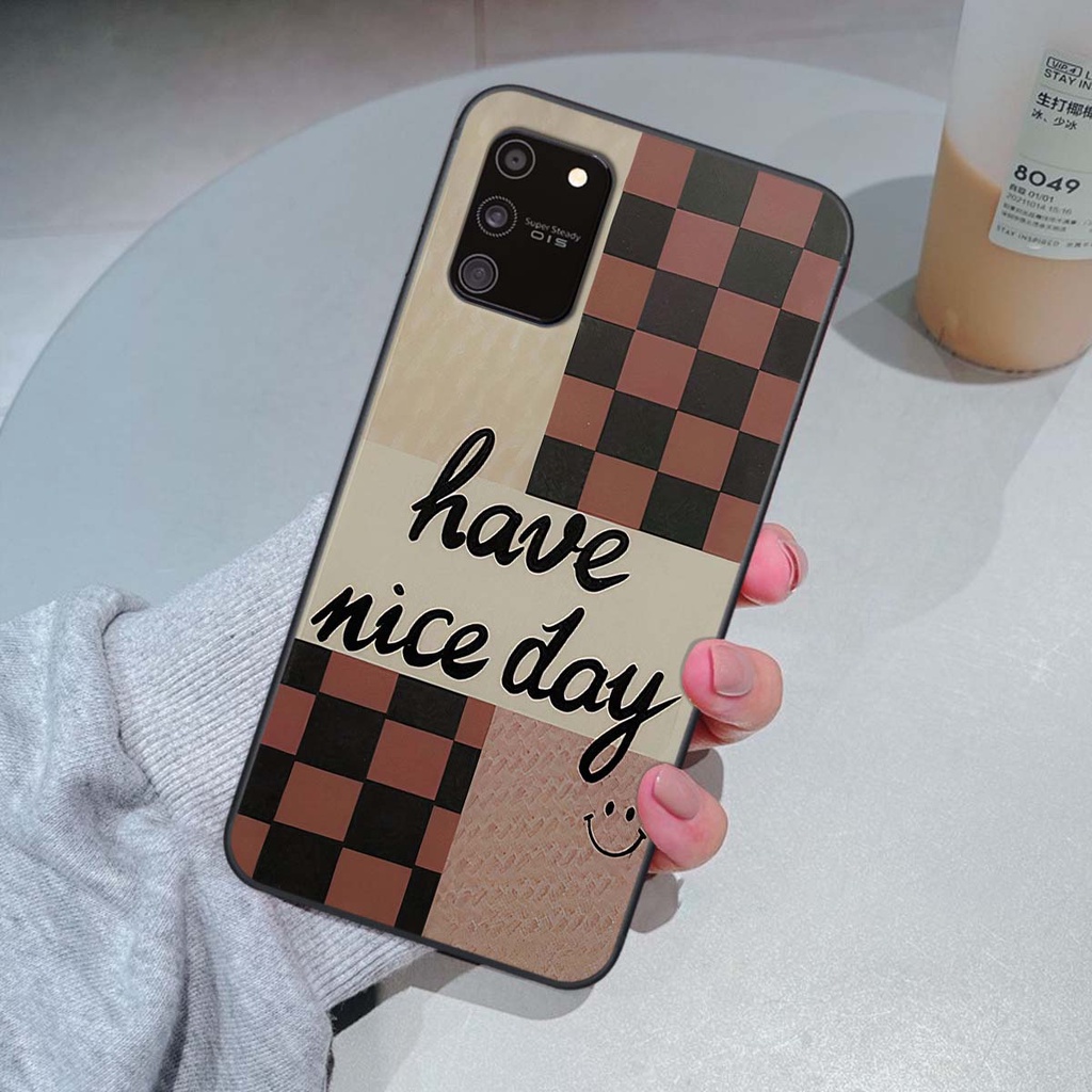 Ốp Samsung S10 Lite caro trái tim cá tính, thời trang siêu đẹp, siêu phong cách