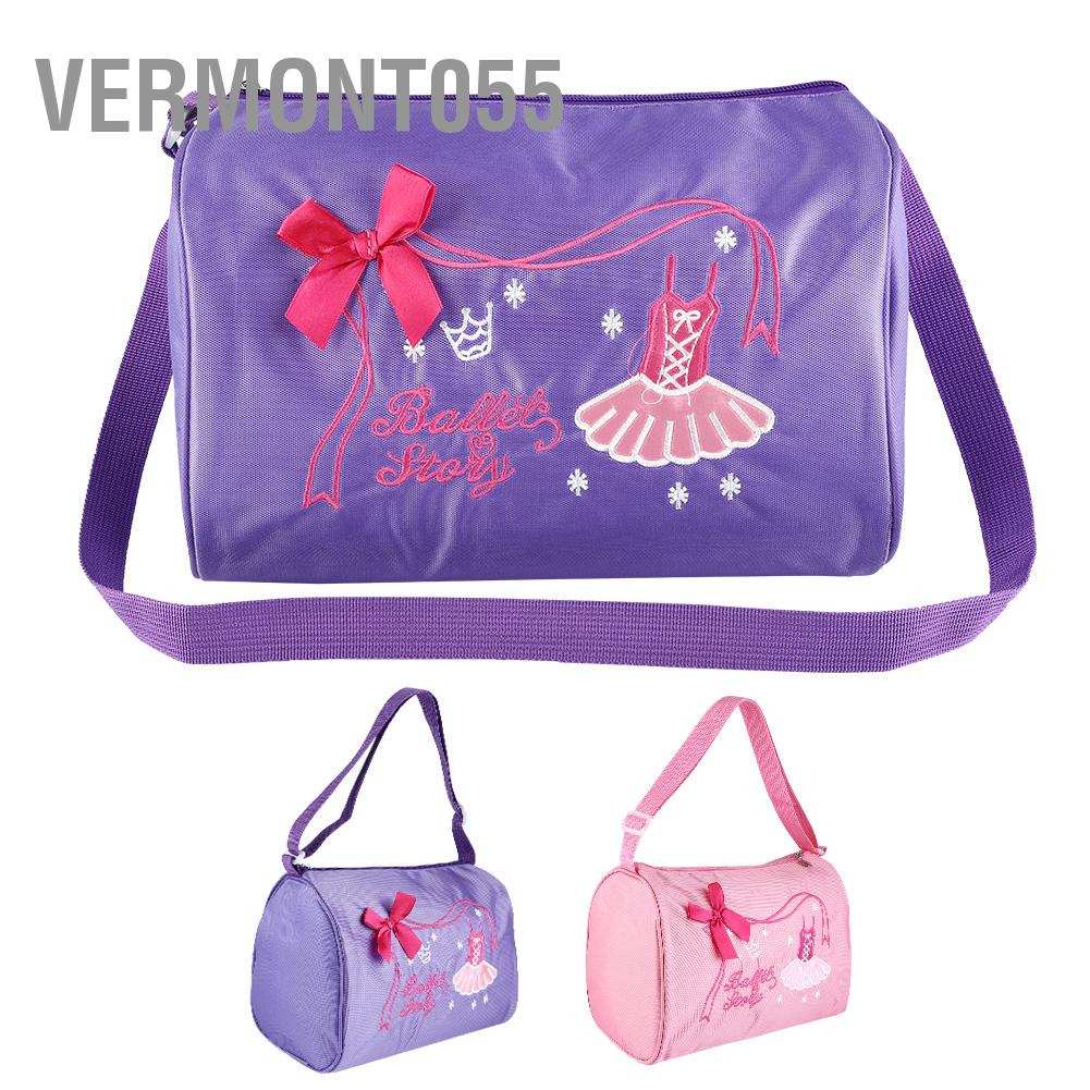 Hot DealsGirl Kids Dance Ballet Swim Bag Backpack Embroidered ToteSpot ExpressVermont055