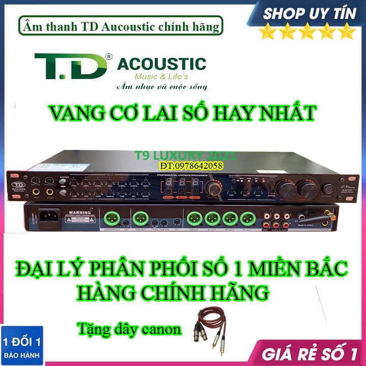 Vang cơ lai số TD acoutis T9 luxury hàng chính hãng bản 2023