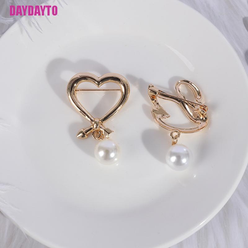 Ghim Cài Áo Đính Ngọc Trai Dễ Thương Thời Trang