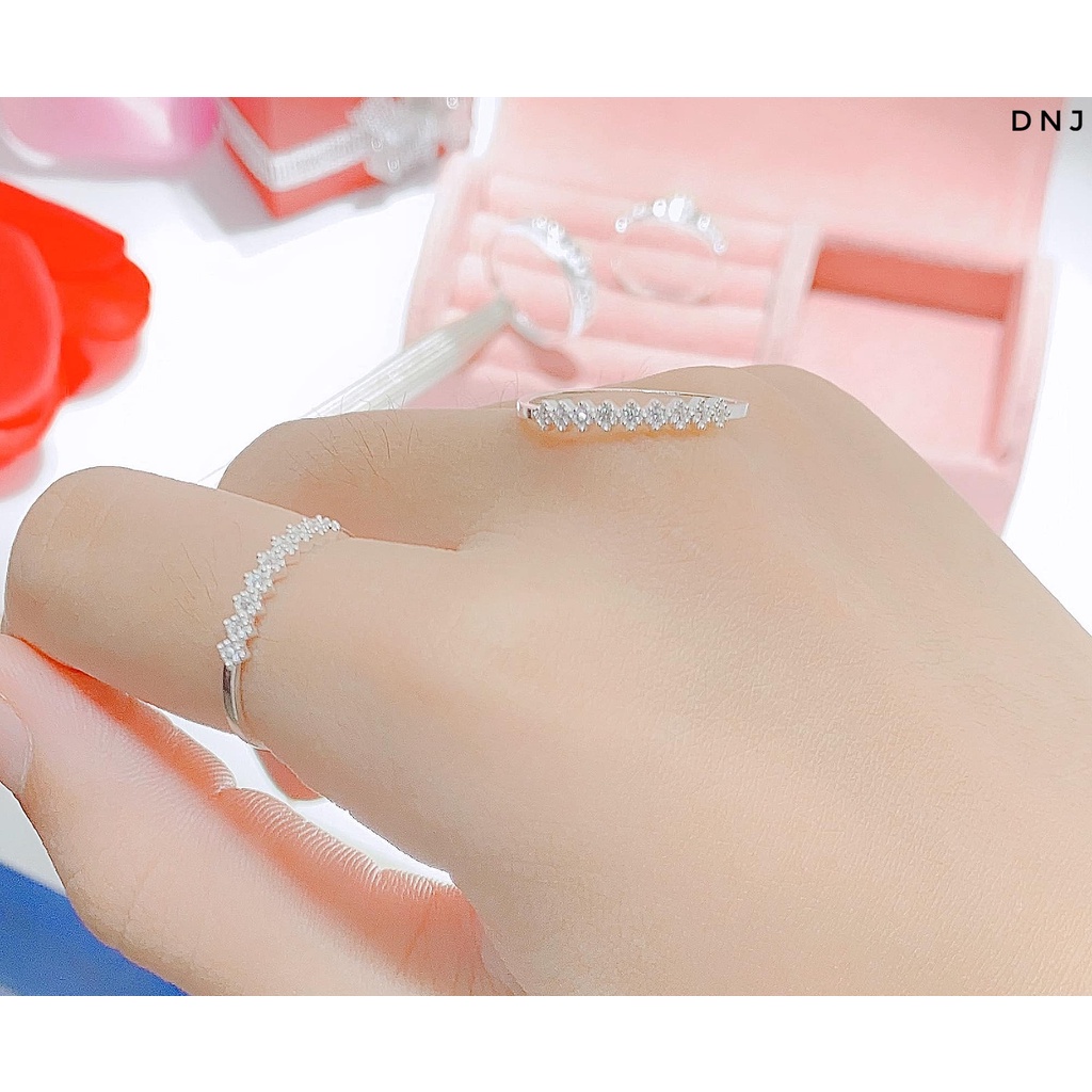nhẫn nữ , bạc s925 đính đá cho nưc - trang sức tân bạc