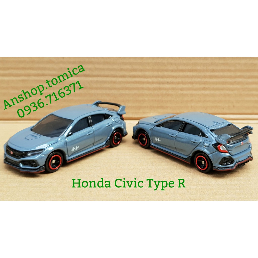 Mô hình siêu xe màu xám chuột H.Da Civic tomica Nhật Bản