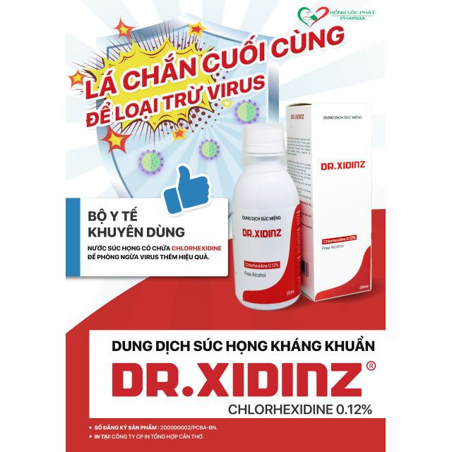 Nước súc miệng DR.XIDINZ 250ml