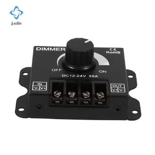 12V-12V 30A Metal LED Switch Dimmer Controller Manual Operation for Strip Light
