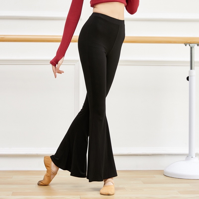 Quần ống loe ống vảy chất mát tập múa, tập yoga, nhảy, dance Q8669