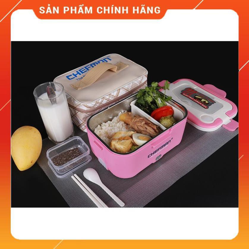 [FreeShip] [🚀Grab: hoả tốc 1h🚀] Hộp Cơm Hâm Nóng Chefman CM-113i inox Cao Cấp Huy Anh