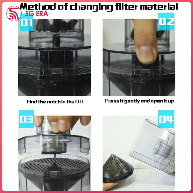 Dụng Cụ Lọc Phân Tách Rác Trong Suốt Cho Bể Cá
