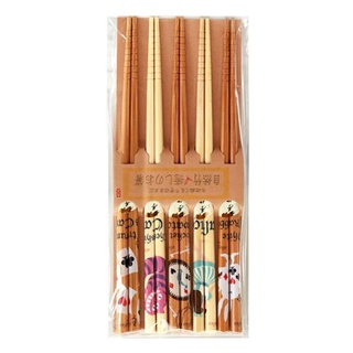 Lô 5 đôi đũa tre kiểu nhật kokusai