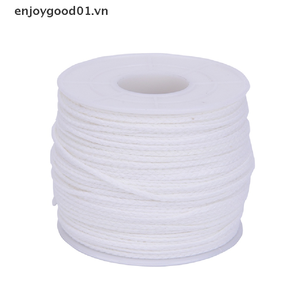 Cuộn Dây Cotton Vuông 61Mx2.5Mm Làm Đèn Cầy Chuyên Dụng