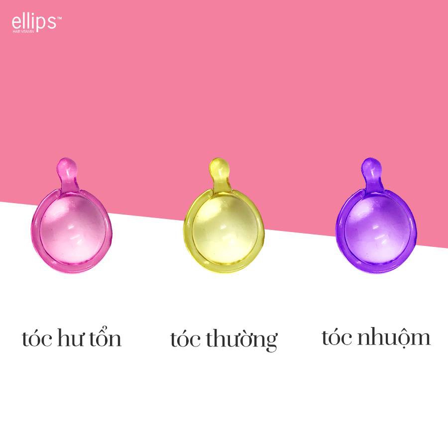 Serum dầu cá Ellips, viên dưỡng tóc Ellips Hairs Vitamin vỉ 6 viên phục hồi tóc, giữ màu tóc, làm tóc bồng bềnh óng mượt | BigBuy360 - bigbuy360.vn