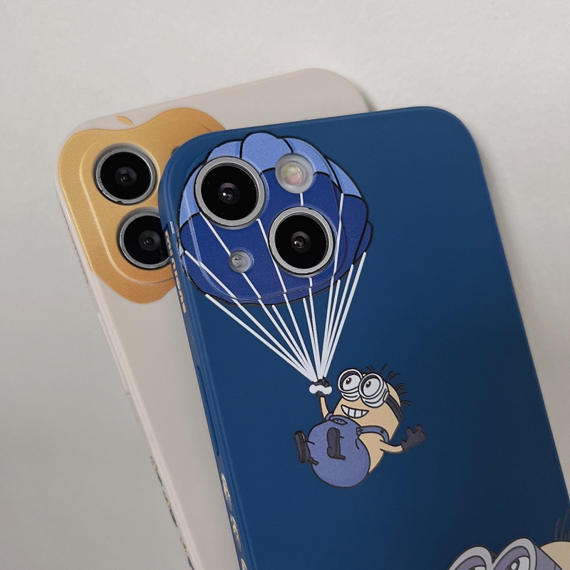 Ốp Điện Thoại Silicon Mềm Họa Tiết Hoạt Hình Gắn Dây Đeo Cho iPhone 14 13 12 11 Pro Max XS Max XR X 8 7 Plus