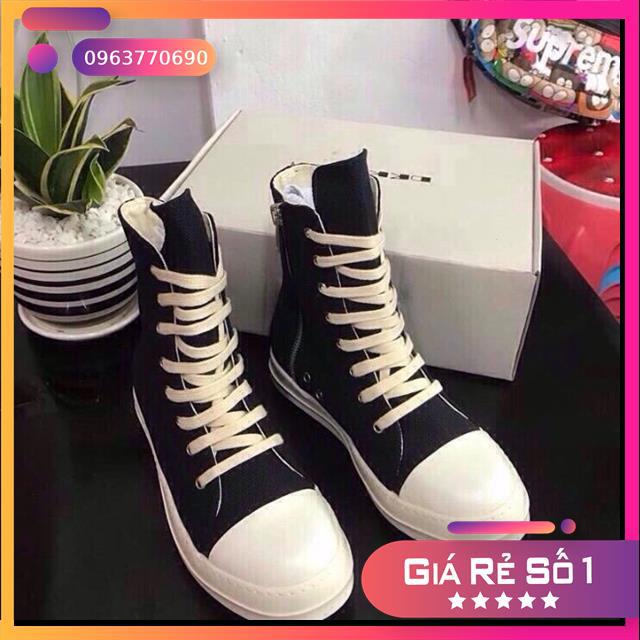 ⚡️[Cực Chất] Giày Thơm Rick Owen Cao Cổ, Đế Thơm Hương Vani - DucToanm64b