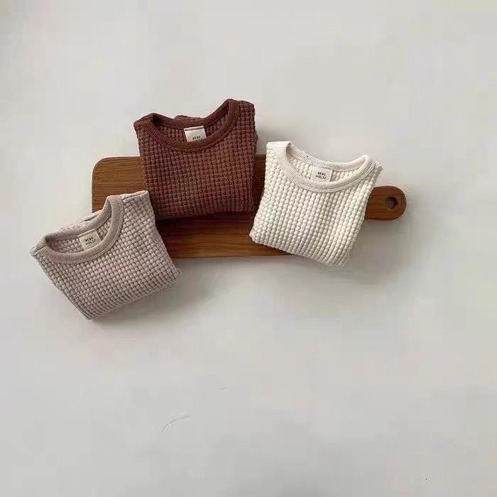 Áo Sơ Mi Tay Dài Giữ Ấm Mùa Đông Dành Cho Bé Trai Gái 1-3 Tuổi
