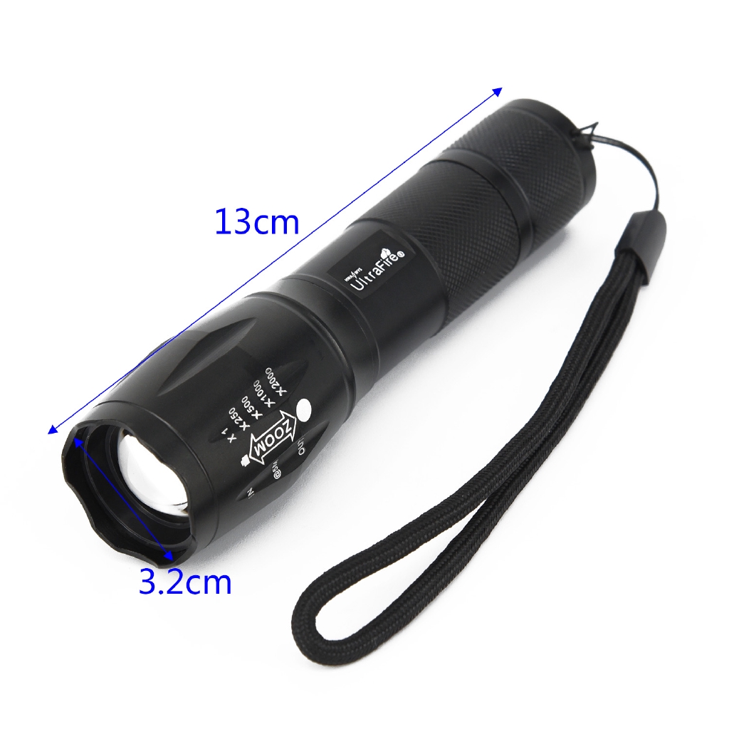 Đèn pin siêu sáng 5000Lm 5 chế độ XML T6 LED 18650 | BigBuy360 - bigbuy360.vn