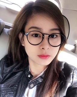 Gọng kính tròn kute