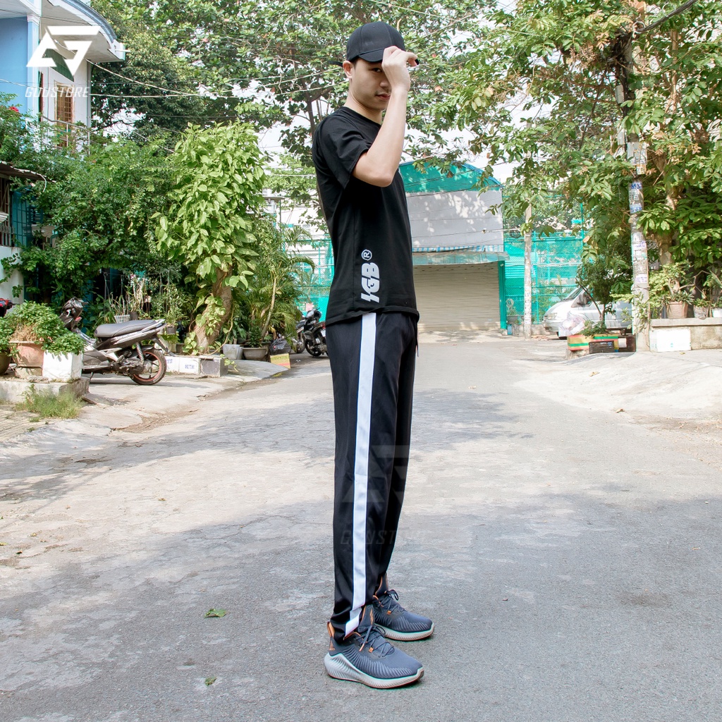 Quần Jogger Nam Nữ Trơn Basic Thể Thao 1 Sọc,2 sọc,3 soc,Trơn