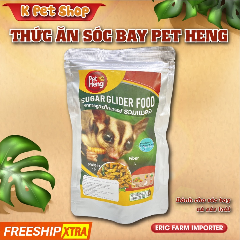 Thức Ăn Sóc Bay Úc Sâu Dế Protein  FREE SHIP  Pet Heng Thái Lan Sugar Glider Food Thỏ,Bọ,Sóc,Chinchilla