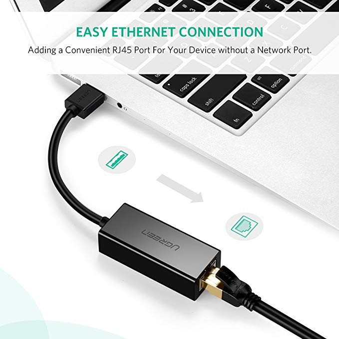 Cáp chuyển USB 3.0 to Lan Ethernet chính hãng Ugreen 20256