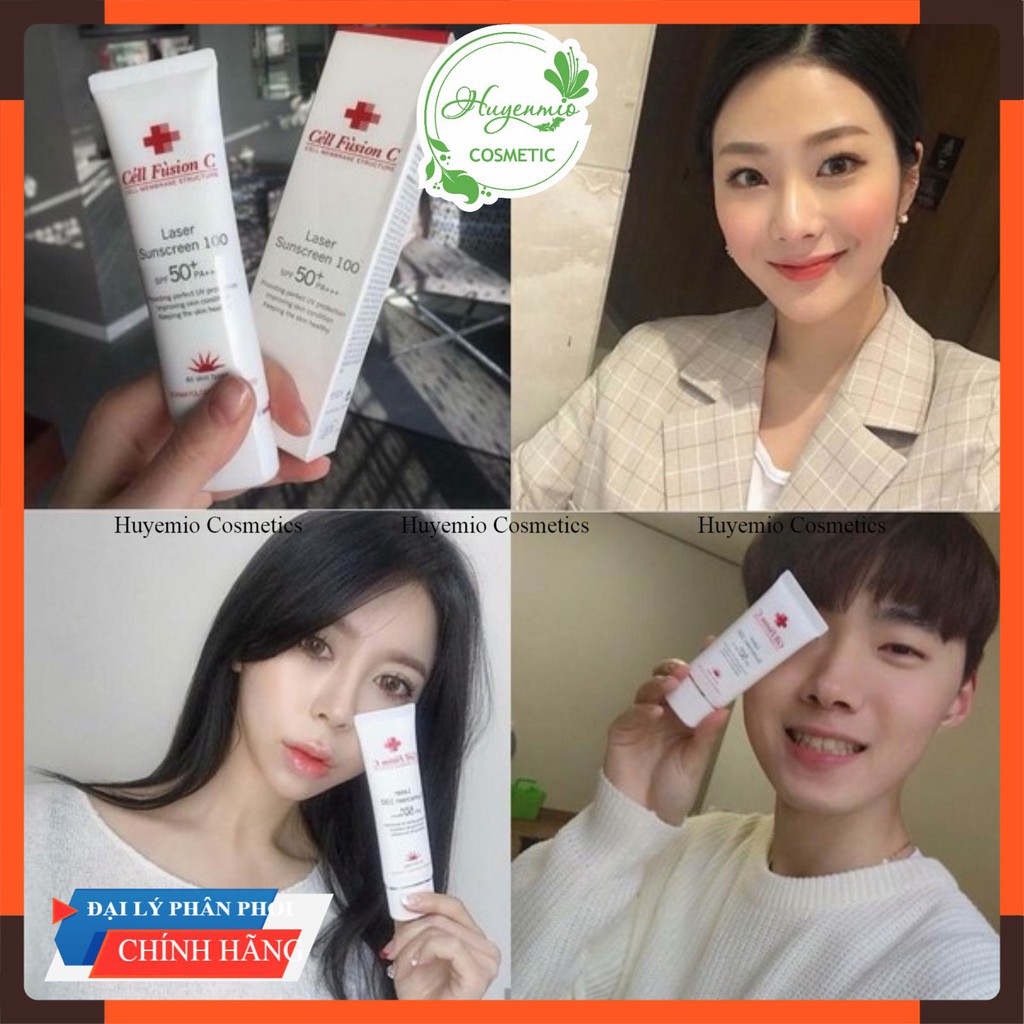 Kem chống nắng Cell Fusion C Laser Suncreen 100 / Toning Suncream 100 (Xanh - Đỏ - Hồng) | BigBuy360 - bigbuy360.vn